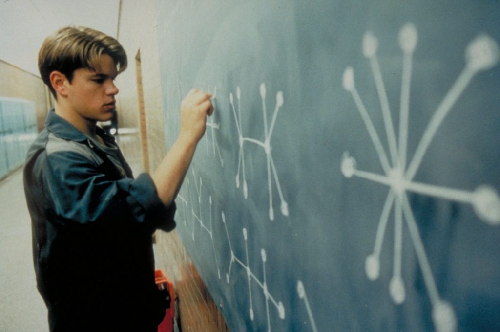Good Will Hunting Matt Damon em "Good Will Hunting"